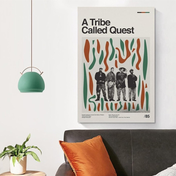Classic Rap Group - A Tribe Called Quest 12x18 Inch Canvas Poster