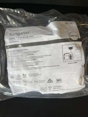 Cardinal Health Kangaroo OMNI 1000ML Feeding Set Feed And Flush Lot Of 29 New