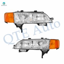 Headlights Assembly Turn Signal Lamp For 1994-1997 Honda Accord With Bulb