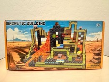 Magnetic Blocks-100Pcs Magnetic Building Blocks, Magnetic Tiles Kids Build Cubes