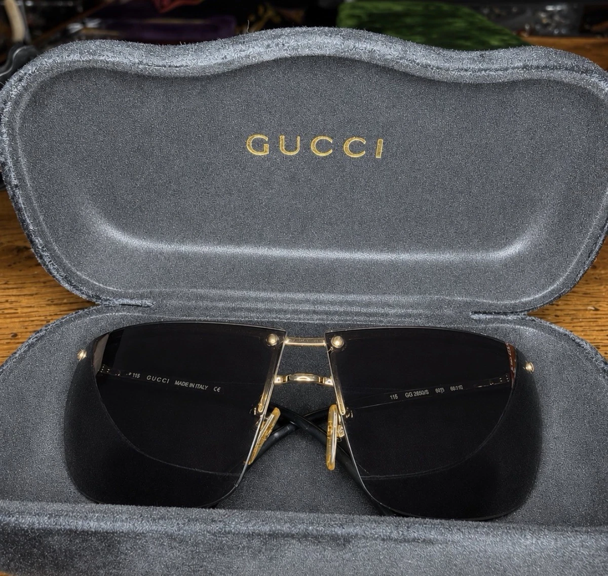 Gucci Gold with Vintage Sunglasses for Women for sale | eBay