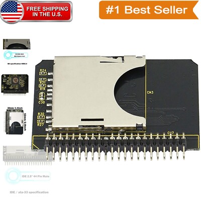 Compact SD to 2.5' IDE Adapter Converter for Effortless Data Storage