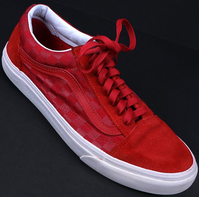 vans off the wall red shoes