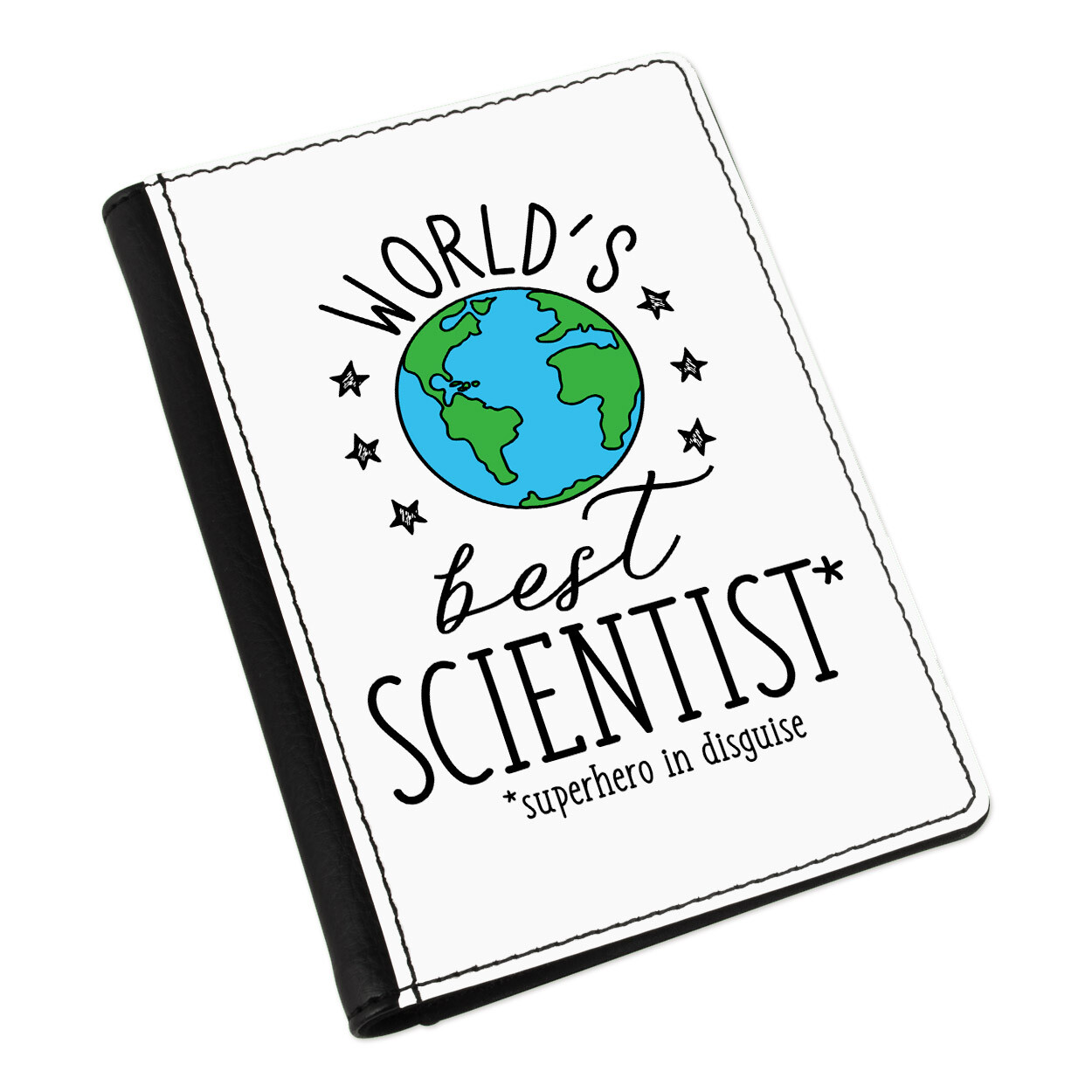 World's Best Scienziato Custodia Passaporto Cover Divertente Bellissimo Scienza