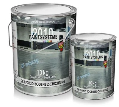 PAINTSYSTEMS 2K Epoxidharz Bodenbeschichtung Bodenfarbe Betonfarbe Garage