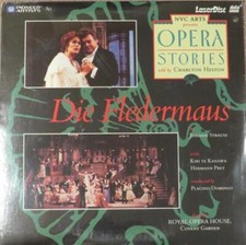 DIE FLEDERMAUS OPERA STORIES  LASERDISC NEW