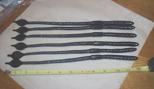 Manns 12" Jelly Worm 10 PK Black Snake Worm Blackberry Worm Lure Discontinued
