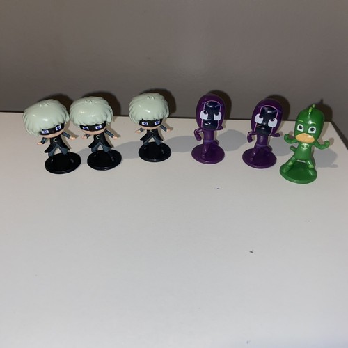 Lot Of 6 PJ Masks Board Game Pieces Replacements - Afbeelding 1 van 3