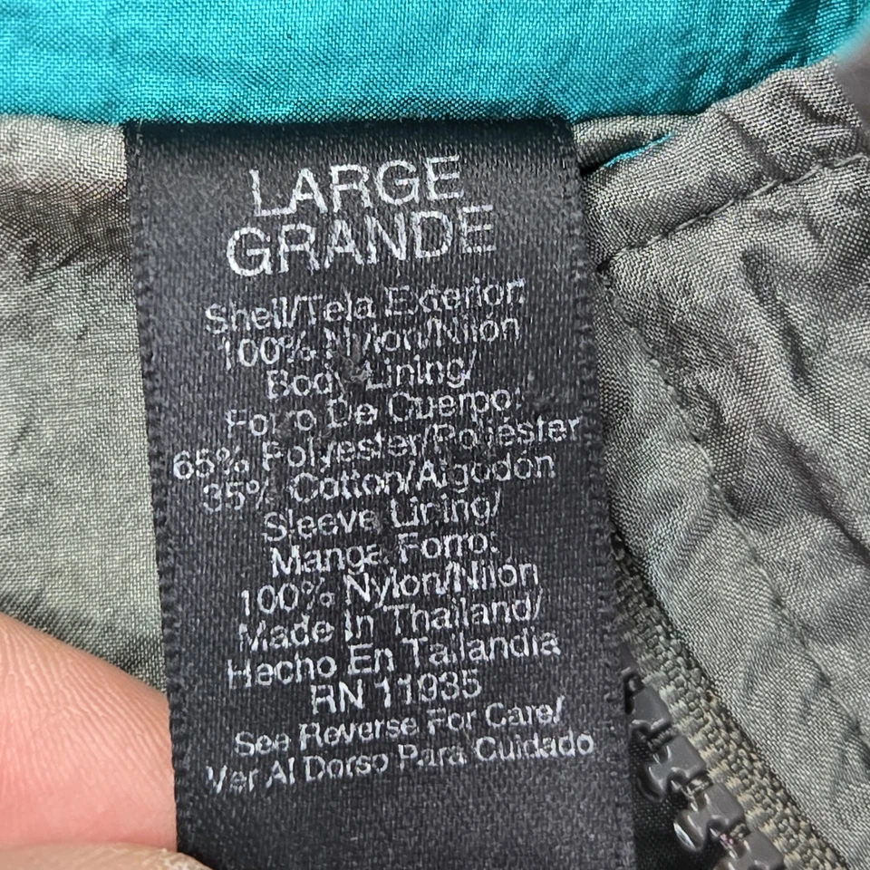 Chaqueta cortavientos retro vintage de Estados Unidos Olympic para hombre L gris años 90 Foto 4 de 4