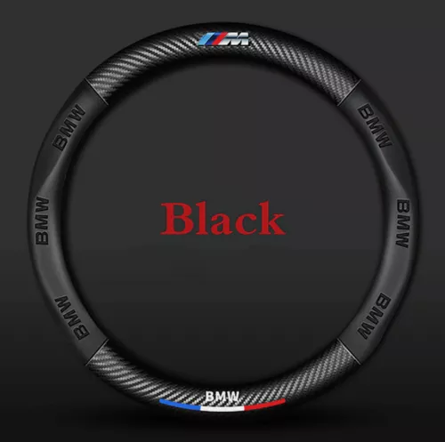 15" Steering Wheel Cover Genuine Leather For BMW M /1 2 3 4 5 6 Series x1 x3 x5 - Picture 2 of 6