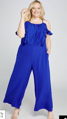 jumpsuit cobalt blue