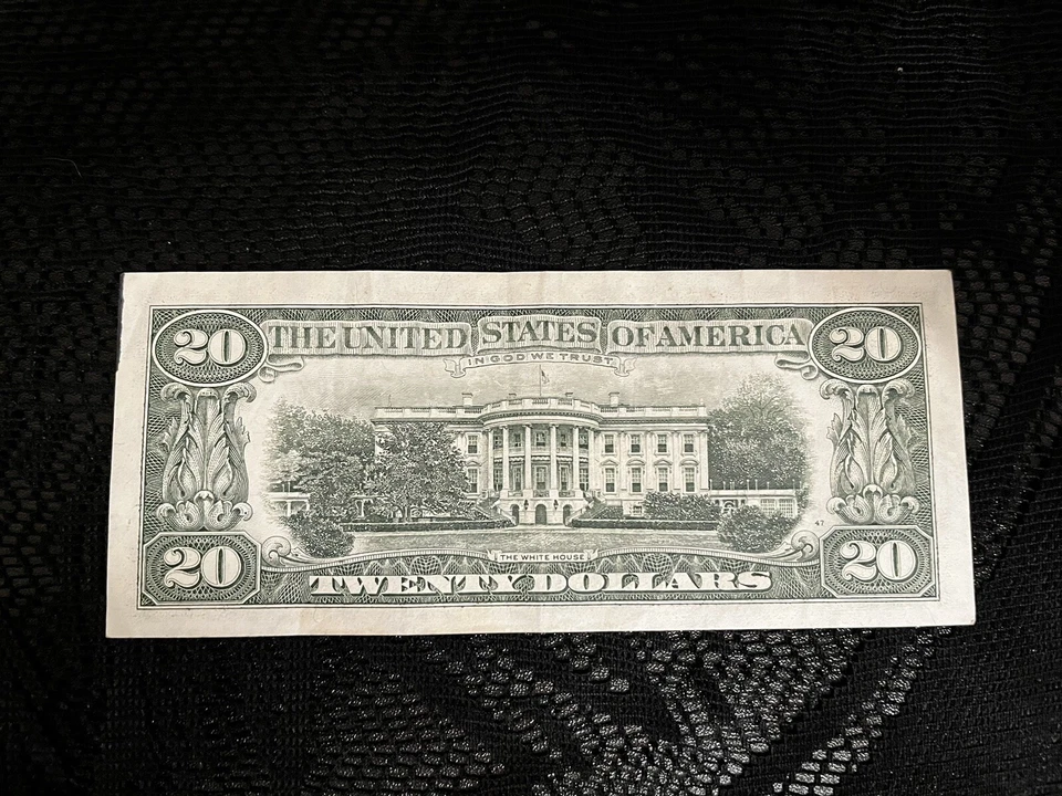 RARE 1985 $20 Twenty Dollar Bill Rare Federal Reserve Note Vintage US MoneyMagic - Image 2 of 2
