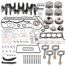 2.4L G4KJ Engine Rebuild Kit Crankshaft Rods Timing for Hyundai Santa Kia Optima