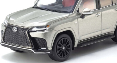 Kyosho Original 1/43 LEXUS LX 600 F SPORT (Sonic Titanium F/LHD