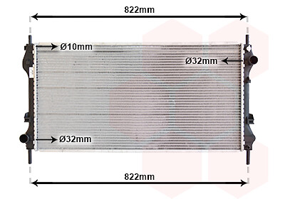 Radiateur Ford Transit d'origine référence 1671798, la qualité premium pour votre moteur