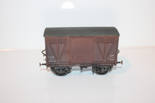 Slaters 7mm O Gauge LMS (MR) Covered Fruit Van 20639 Bausatz gebaut & verwittert | Condition: Used