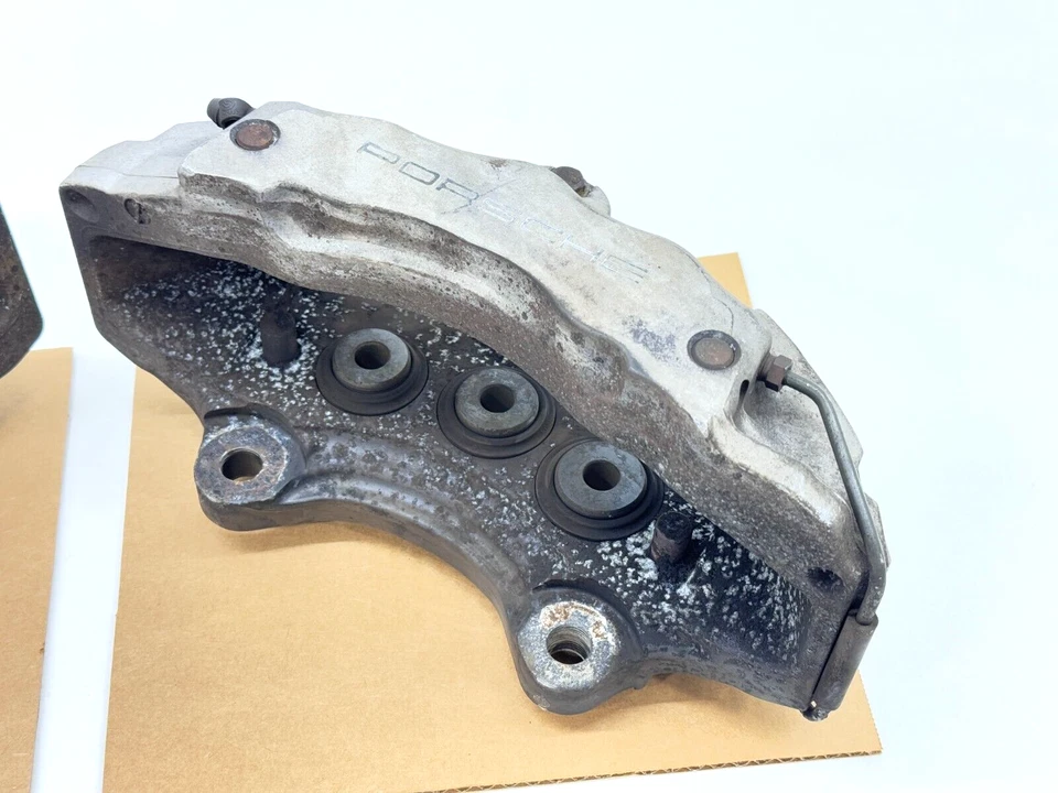 PINZA DE FRENO DELANTERA IZQUIERDA DERECHA BREMBO 6 PISTONES OEM 2003-2010 PORSCHE CAYENNE Foto 2 de 4