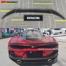 3PCS For McLaren GT Coupe 19-23 Forged/Carbon Fiber Rear Tail Trunk Spoiler Wing