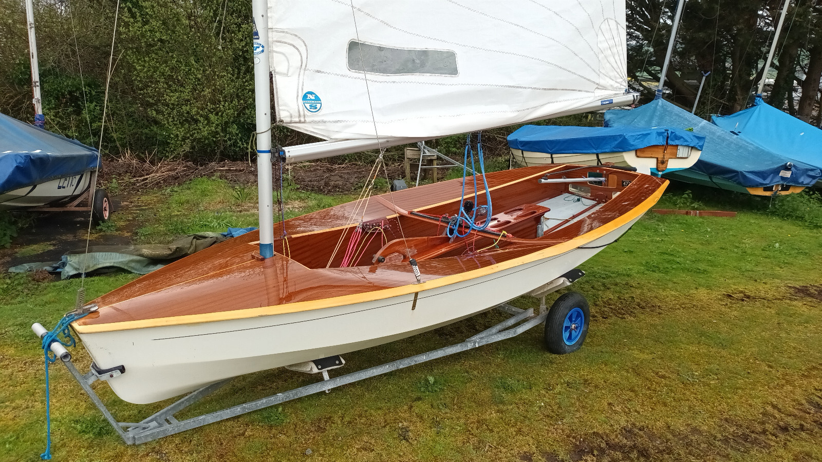 Solo sailing dinghy used eBay