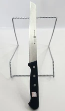 WUSTHOF Bread Knife 8143 20 Cm Used Black Handle 8" Serrated Edge Germany
