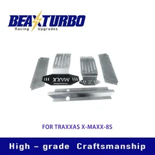 BeaxTurbo Steel Chassis Armor Axle Guard Plates for Traxxas X-MAXX 1/5 8s