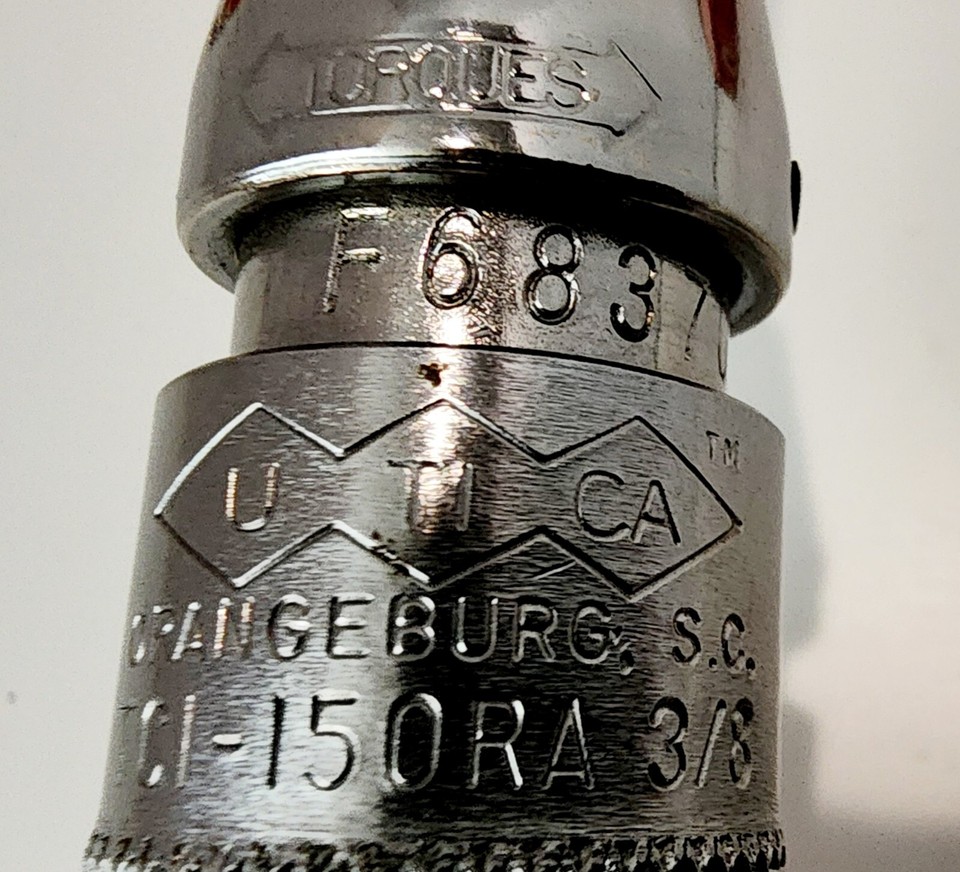 Utica Tools Bonney TCI 150RA 3/8 Torque Wrench New W/Box See Pics Fast