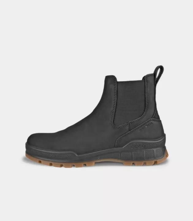 ECCO Track 25 Hydromax Black Chelsea Boot Water Repellent EU 45