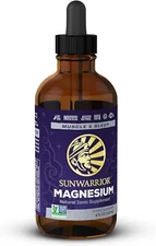 Sunwarrior Magnesium Mineral Supplement Natural Ionic Liquid Supplement 4 fl. oz