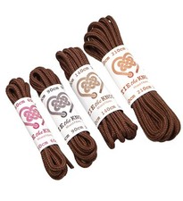 Shoe Laces All Sizes and Lengths Dark Brown For Shoes, Walking Work Boots