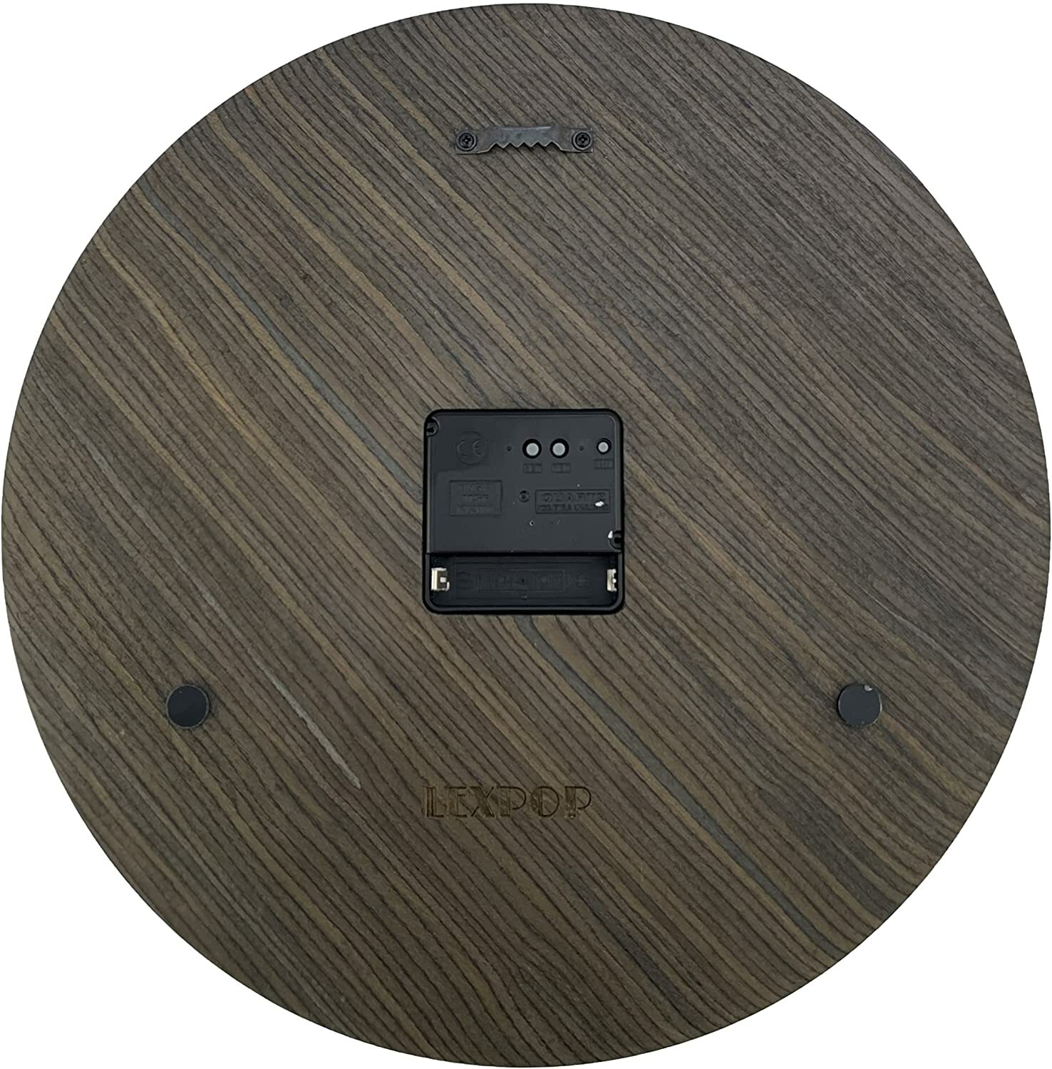 LEXPOP Radio Controlled Wooden Wall Clock with 3D Numbers Silent Wall Clock eBay