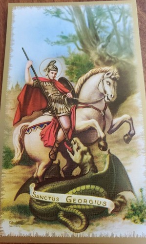 Saint George prayer cards (pack of 4) - 第 1/2 張圖片