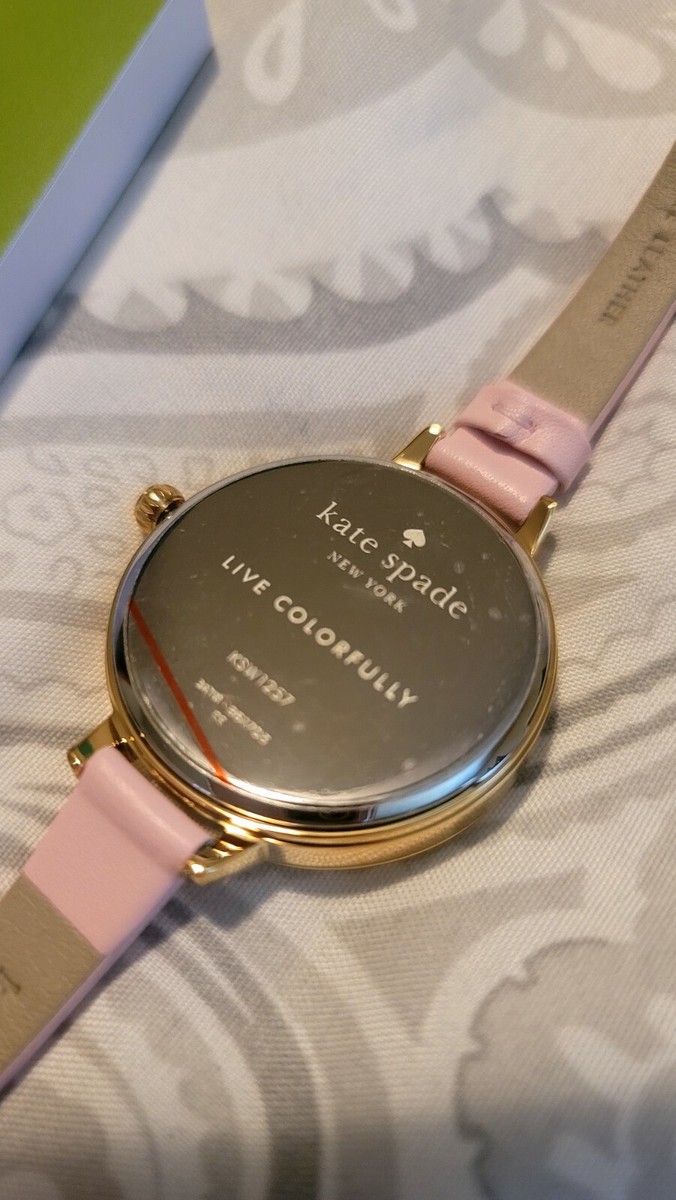 Kate Spade KSW1257 Ladies Metro Atlas Pink Leather Strap 