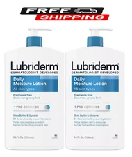 Lubriderm Daily Moisture Body Lotion, 24 oz., 2 pk.
