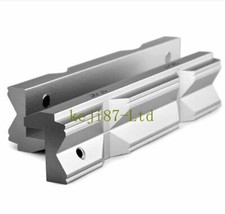 1pair CNC Milling Steel Vise Hard Jaw Fixture V-Type Jaw Aluminum Alloy 4" or 6"