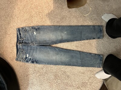Express means blue denim jeans (SKINNY) 30x32