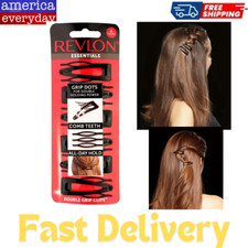 Revlon Double Grip Hair Clips, 6 Count, Black Pack Of 1 
