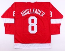 Justin Abdelkader Signed Red Wings Jersey (Beckett) Playing career  2008–present