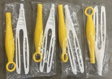 NEW LOT OF 4 SWIFFER Sealed Replacement Disposable Duster Handles Yellow / White