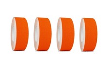 4 rolls 2" x 60 Orange Non Skid Adhesive Tape 60 Grit Grip Anti Slip Traction