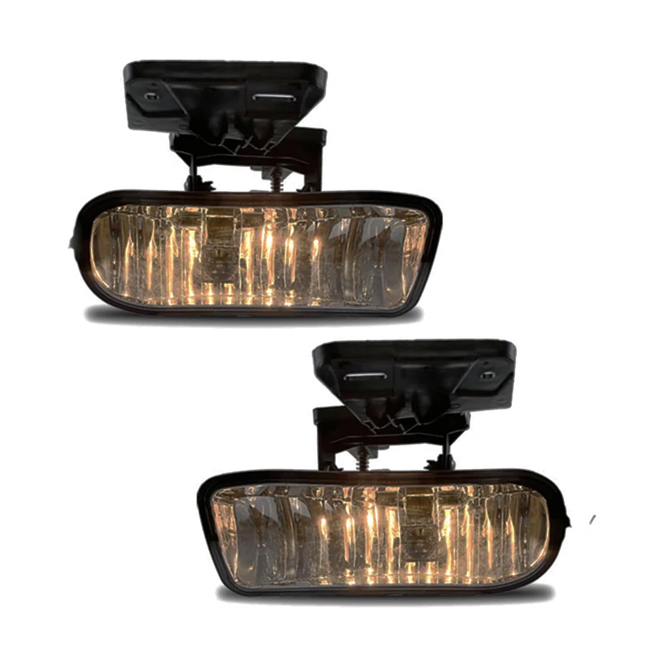 Fog Lights Lamps Smoked For 1999-2002 GMC Sierra 1500 2500 3500 2000-2006 Yukon - Imagem 3 de 4