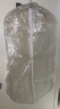 Lot Set Of 3 Clear Garment Bags By Max Studio Brand New 47  H Long X 23  W Bag