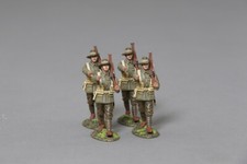 Figurine Thomas Gunn WW1 – Soldat Accroupi Prêt (Crouching Ready), 1/32 (60mm), Plomb Peint