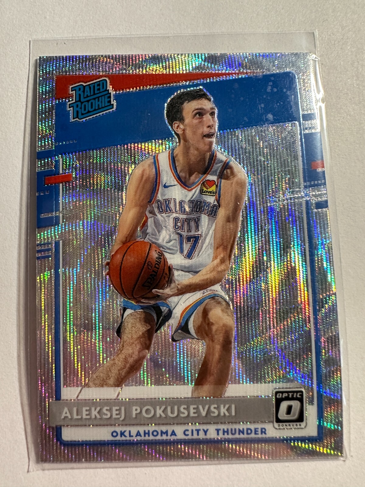 K90,256 - 2020-21 Donruss Optic Choice #167 Aleksej Pokusevski RR