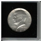 1964 KENNEDY HALF DOLLAR, 90% SILVER, US MINT