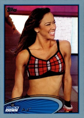 2012 Topps WWE #88 AJ Lee Blue