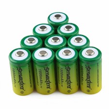 SkyWolfEye 16340 Battery 3.7V 1800mAh Li-Ion Rechargeable RCR123A Cell Lot