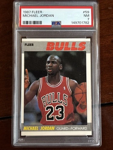 1987 Fleer Michael Jordan #59 PSA 7 Bulls