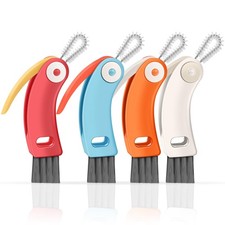3 in 1 Cup Lid Cleaning Brush 4 Pack - Multifunctional Cleaning Brush Set for...