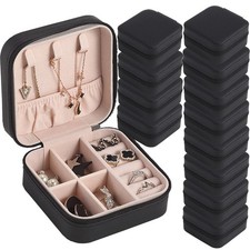 Travel Jewelry Case Bridesmaid Gifts Box,12 Pack Small Jewelry Box Mini Jewel...