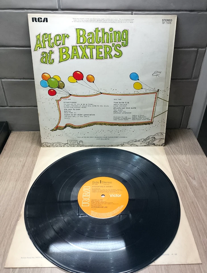 Vinyl LP Jefferson Airplane - After Bathing at BAXTER'S NM/VG+ 1970 Re-issue - Image 2 of 4